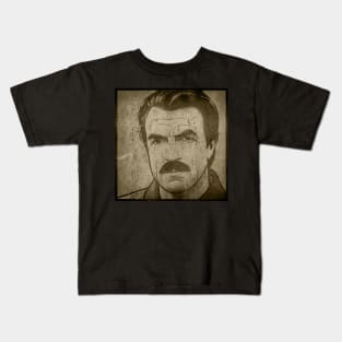 tom selleck vintage Kids T-Shirt